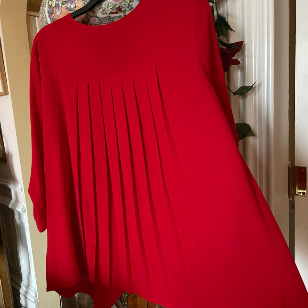 Beautiful, Elegant. Red Festive Top for Valentine's Day!!